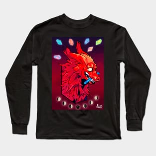 Wolf Crystal Long Sleeve T-Shirt